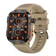 Tactical Sports Smartwatch with LED Flashlight and Compass for Men and Women.