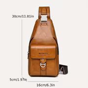 Men's Retro Street Style Crossbody Chest Bag